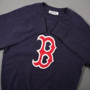 Boston Red Sox Knit Cottage College Ivy Hillflint Cooperstown Women Sweater XS